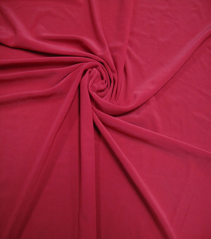 Poly Spandex Knit Fabric Tango Red | JOANN