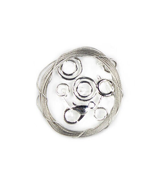 79ct Silver Metal Necklace Kit by hildie & jo