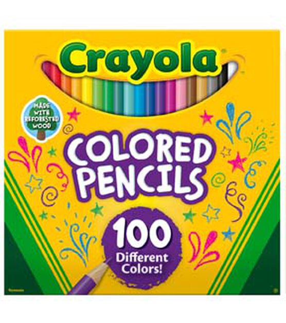 Crayola 100ct Different Colored Pencils