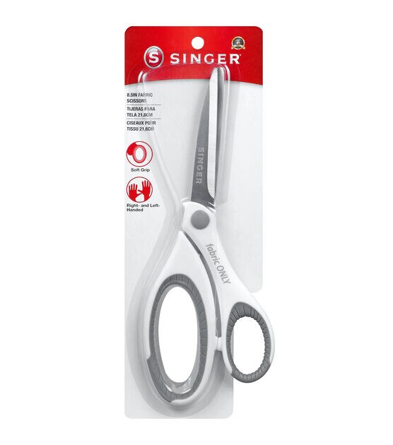 SINGER Sewing Scissors with Comfort Grip 8 1/2", , hi-res, image 2