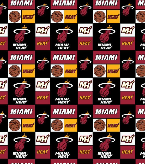 Miami Heat Cotton Fabric Patch, , hi-res, image 2