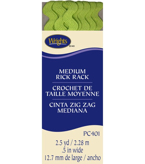 Wrights 1/2" x 2.5yd Medium Rick Rack, , hi-res, image 4