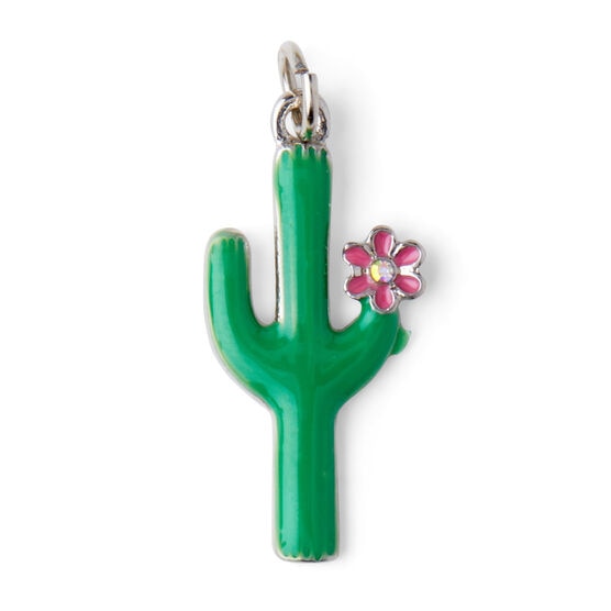 Green Cactus Charm by hildie & jo, , hi-res, image 2