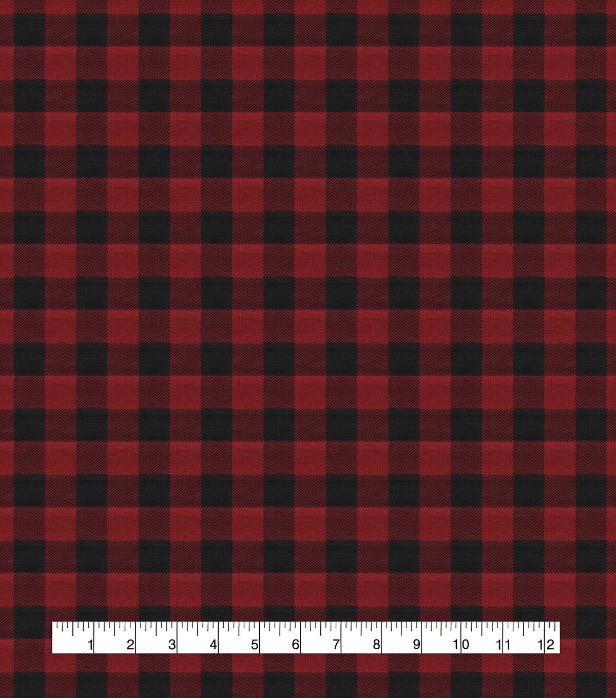 Christmas Snowflakes Red Black Plaid Cotton Fabric Springs CP69521 By The Yard 
