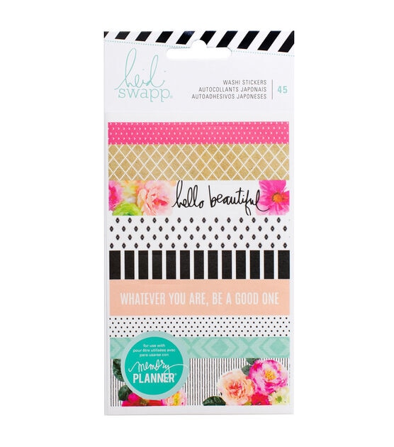 Heidi Swapp Memory Planner Pack of 45 Washi Sticker Sheets