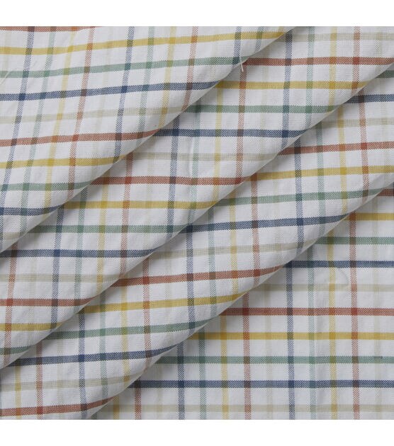 Pop! Rainbow Grid Seersucker Kids Fabric, , hi-res, image 2