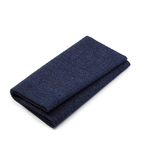 Dritz Denim Iron-On Patching Cloth, 9" x 12", Dark Blue, , hi-res, image 2