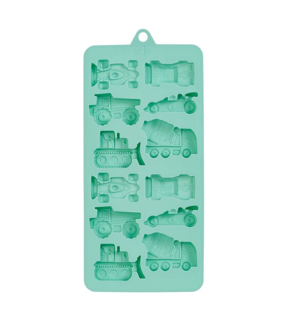 4" x 9" Silicone Trucks Candy Mold by STIR, , hi-res, image 2