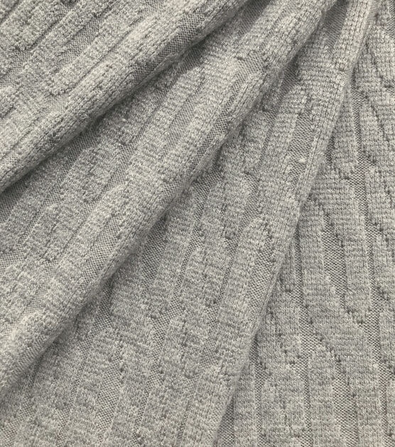 Athleisure Cable Knit Fabric, , hi-res, image 11
