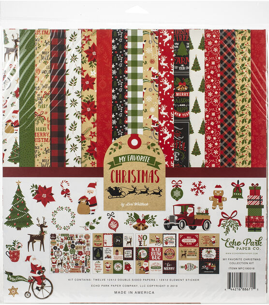 Echo Park Collection Kit 12''X12'' My Favorite Christmas