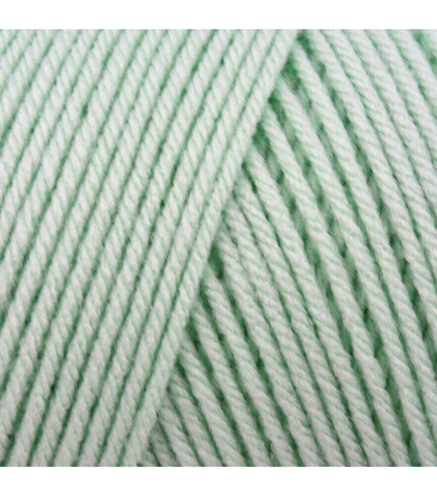 Caron One Pound 800yds Worsted Acrylic Yarn, Pale Green, swatch, image 16