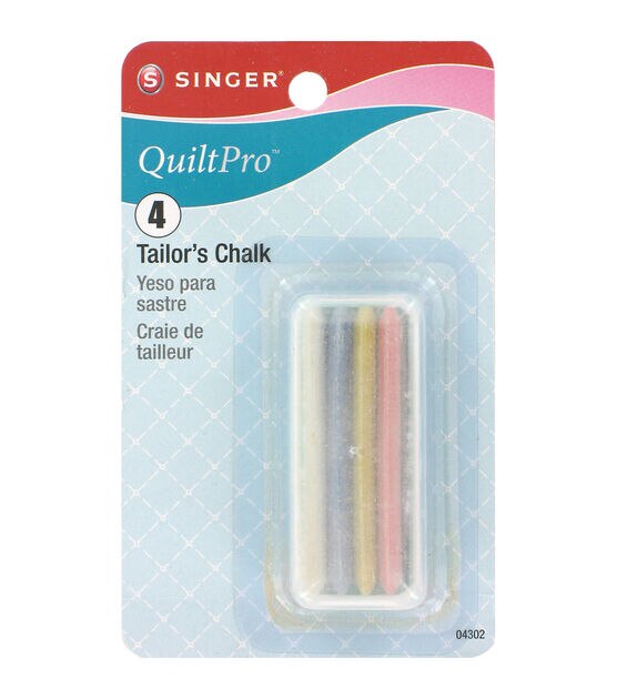 Tailors Chalk 4 Colors With Holder