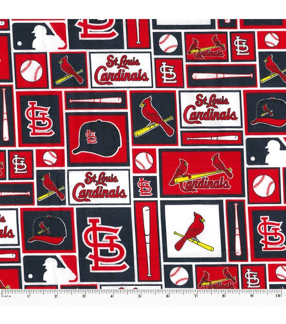 Fabric Traditions St. Louis Cardinals Cotton Fabric Patch