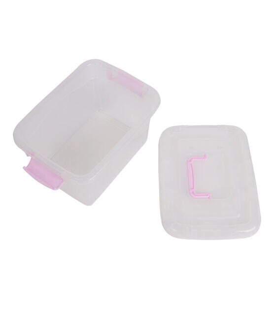 11" x 6.5" Pink & Blue Plastic Storage Boxes 5ct by Top Notch, , hi-res, image 20