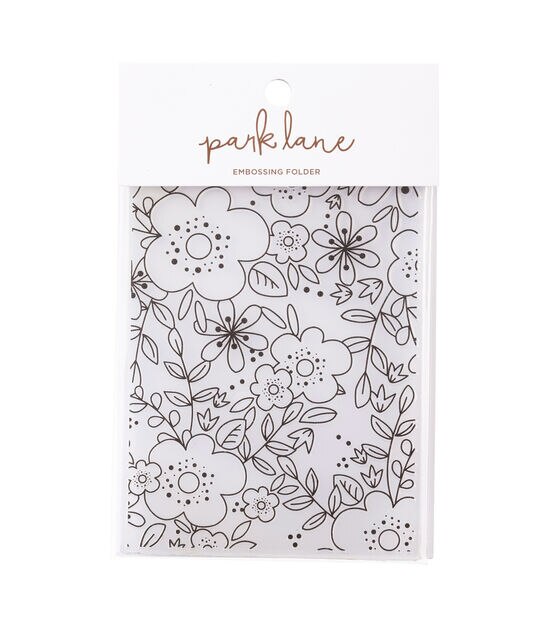 A2 Large Floral Embossing Folder by Park Lane