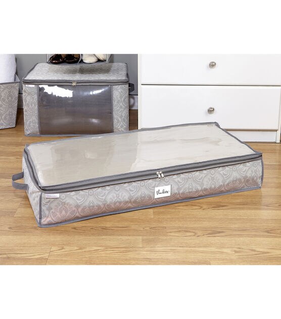 Laura Ashley 40" Almeida Under the Bed Storage Bag, , hi-res, image 2