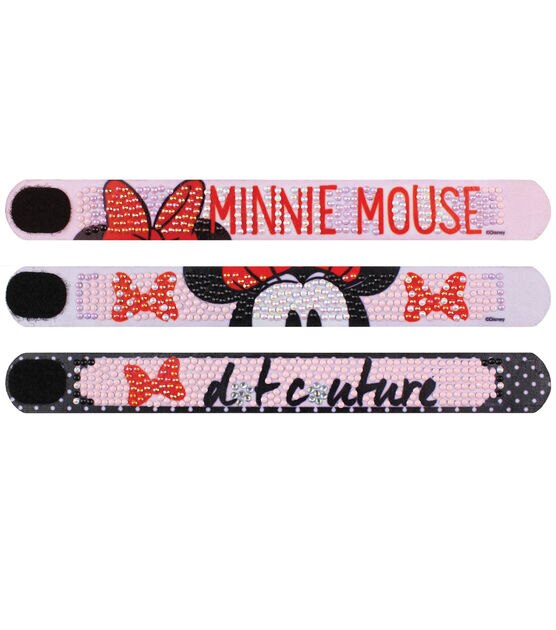 Camelot Dotz 9" x 1" Disney Minnie Mouse Couture Bracelet Kit 6ct