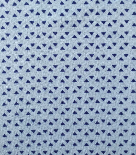 Doodles Juvenile Apparel Fabric 57'' Blue Tiny Triangles | JOANN
