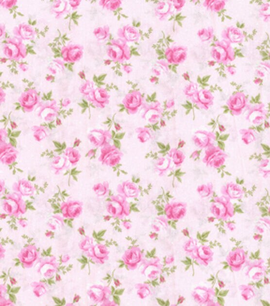 Laminated Cute Animals Cotton Fabric - Baby Pink - By the Yard 92575