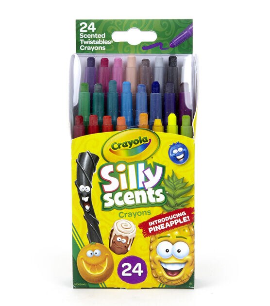 Crayola Silly Scents Mini Twist Crayons 24 Pkg
