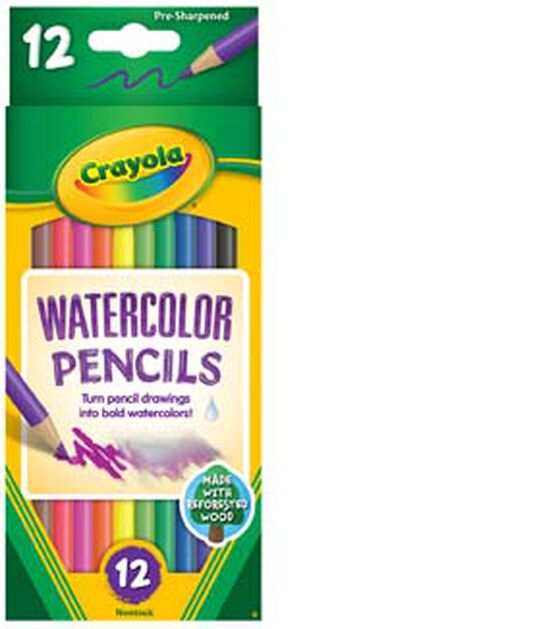 Crayola 12ct Sharped Watercolor Pencils