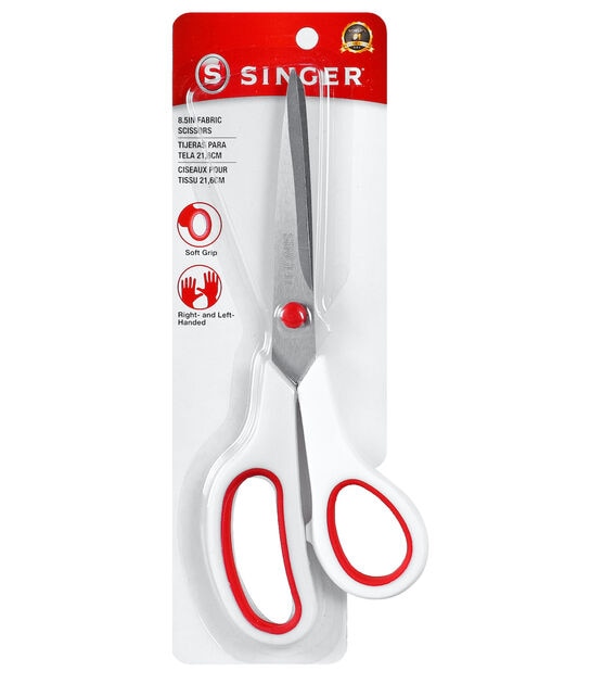 SINGER 8.5" Fabric Scissors With Comfort Grip