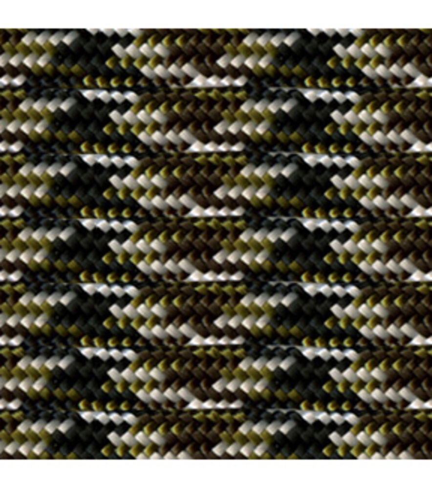 3mm x 16' Parachute Cord by hildie & jo, Army Camo, swatch