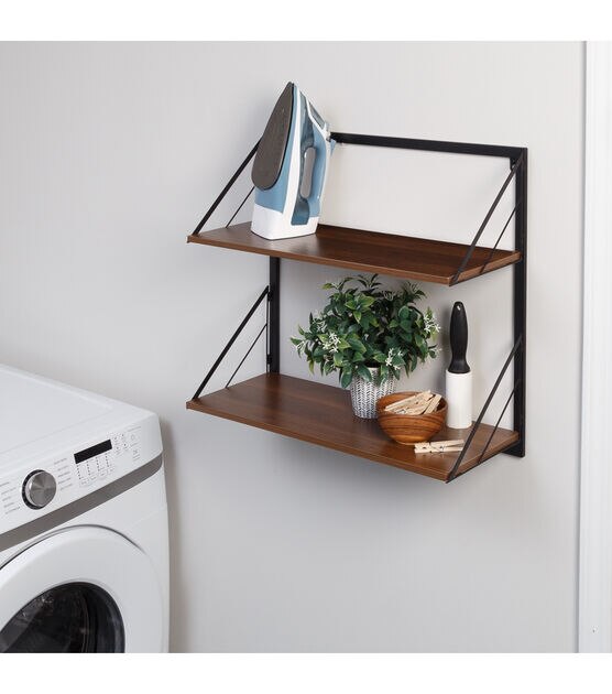 Honey Can Do Multi Purpose Two Tier Floating Shelf, , hi-res, image 3