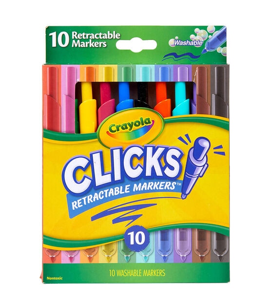 Crayola Classic Markers, Non-Washable, Assorted Color - 8 pack