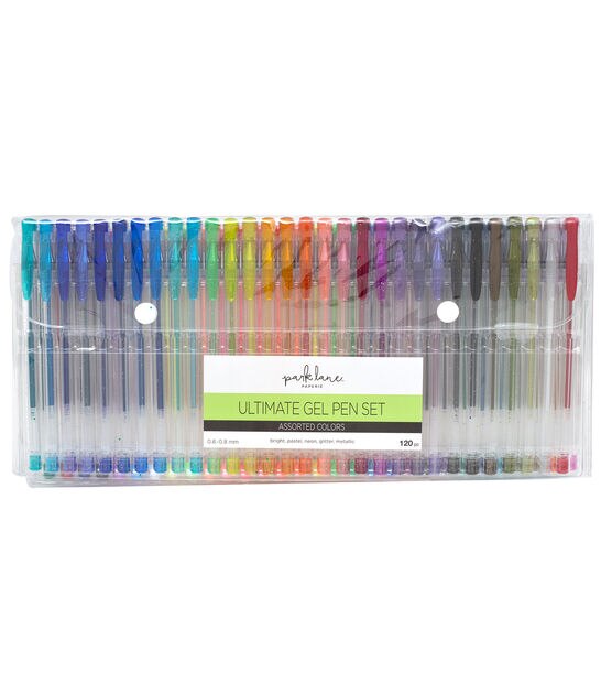 120 Color Artist Gel Pen Set includes 28 Glitter Gel Pens 12