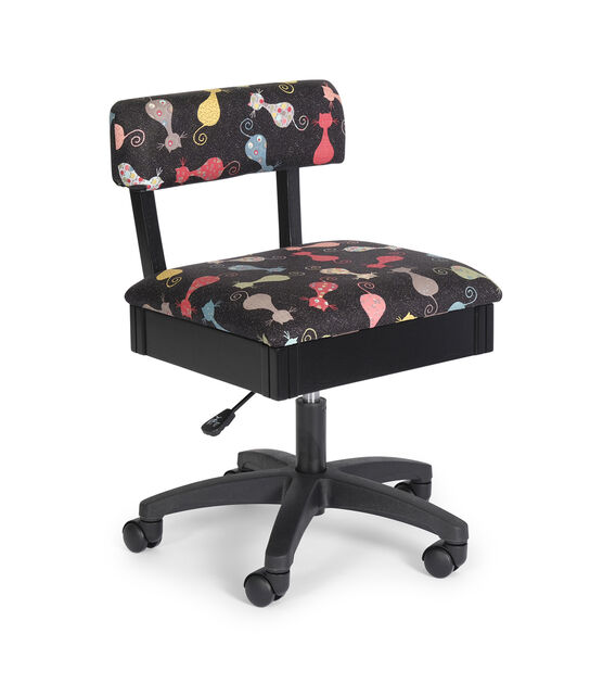 Arrow Adjustable Height Hydraulic Sewing & Craft Chair, , hi-res, image 1