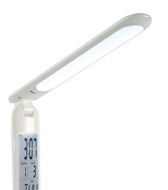OttLite 15" White LED Travel Rechargeable Desk Lamp, , hi-res, image 5