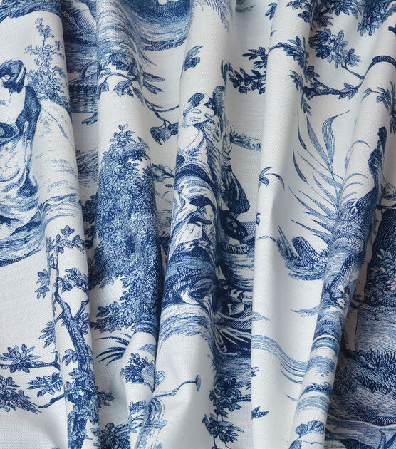 Waverly Multi Purpose Fabric Idyllic Days Sapphire, , hi-res, image 2