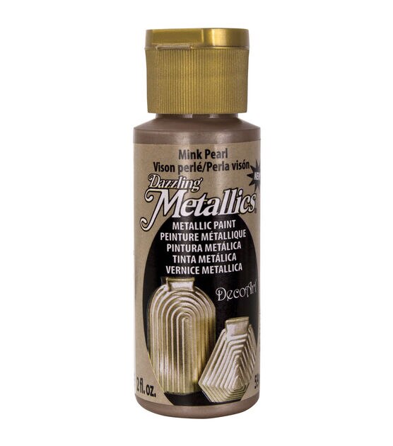 Metallic Acrylic Paint 16 oz., Silver, Pack of 2
