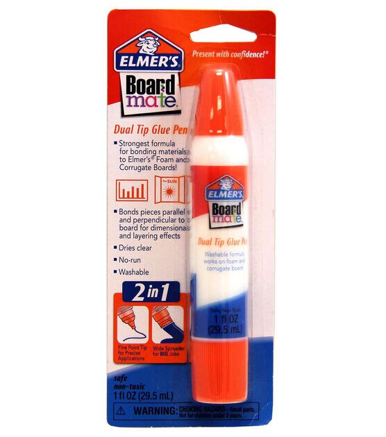 Elmer's Dual Tip Board Mate Glue Pen - 1 fl oz tube