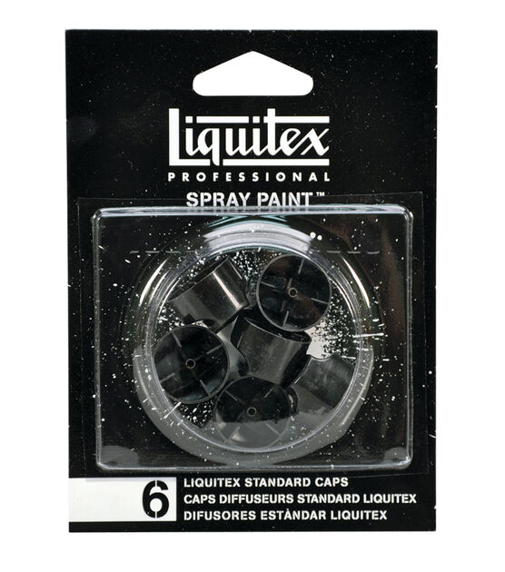 Liquitex Professional Spray Paint Caps 6/Pkg Standard