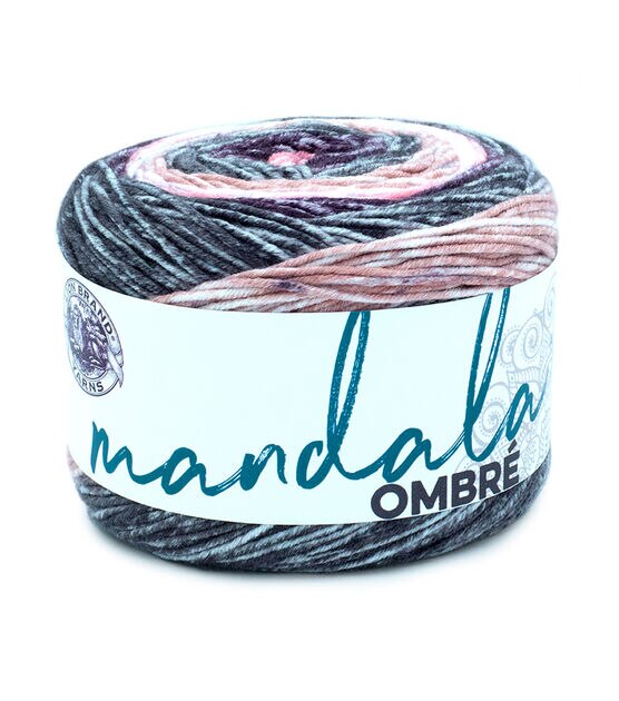 Lion Brand Mandala Ombre 5.3oz Worsted Acrylic Yarn, , hi-res, image 1