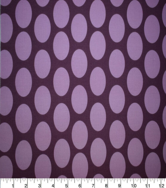 Purple Dots Quilt Cotton Fabric by Quilter's Showcase