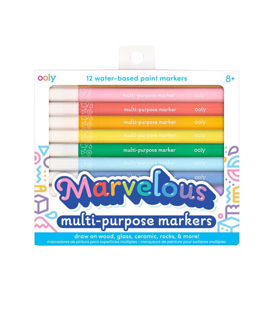 OOLY 12ct Marvelous Multi Purpose Paint Marker Set