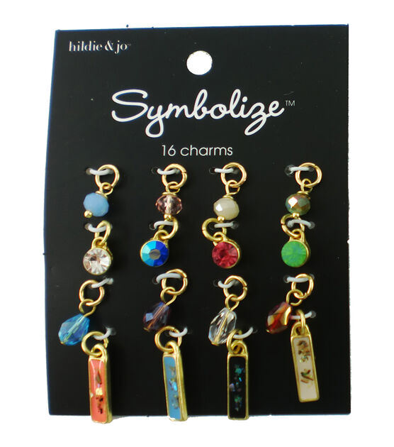 16pk Multi Shaped Charms by hildie & jo
