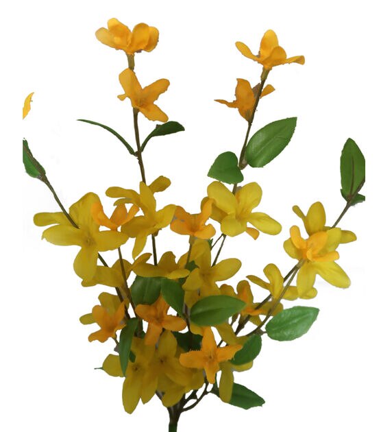 13" Yellow Forsythia Pick by Bloom Room, , hi-res, image 2