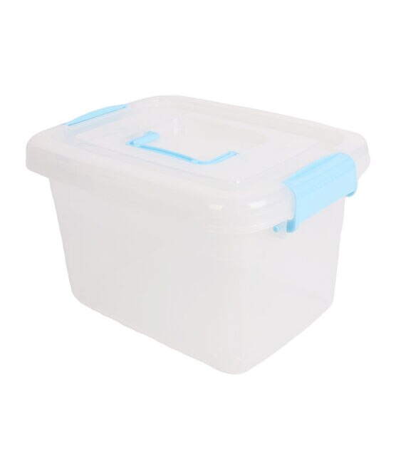 11" x 6.5" Pink & Blue Plastic Storage Boxes 5ct by Top Notch, , hi-res, image 13