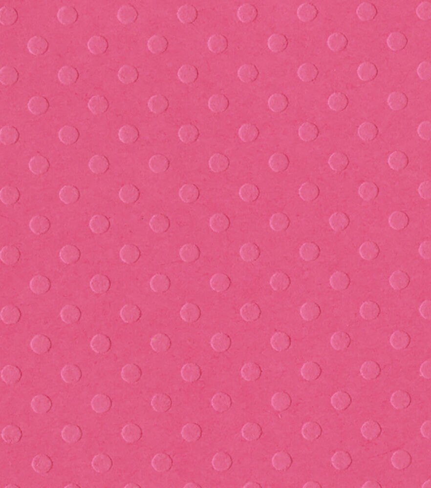 Pink Embossed Dot - 12x12 Cardstock - Recollections – The 12x12 Cardstock  Shop