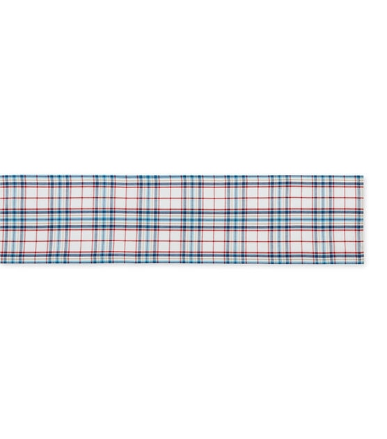 Design Imports Lighthouse Plaid Table Runner 14X72, , hi-res, image 2