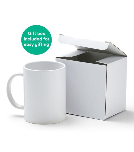 Cricut Mug Press 15oz White Ceramic Blank Mugs 2pk