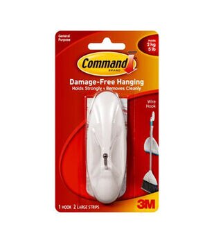 Command 0.5lb Small Hooks & Strips 42ct