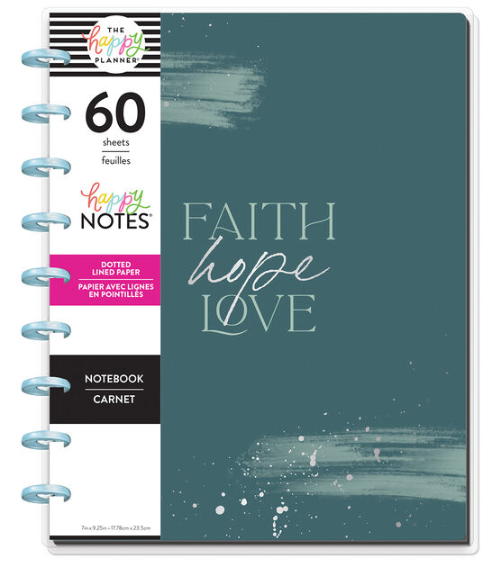 Happy Planner Classic 60 Sheet Be Still Faith Notebook