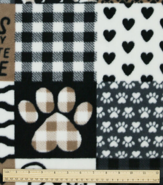 Dogs Are My Favorite People Anti Pill Fleece Fabric, , hi-res, image 3