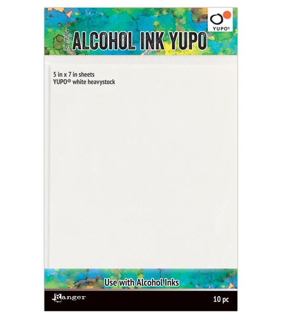 Tim Holtz 5" x 7" Alcohol Ink Yupo Paper 10pk, , hi-res, image 1