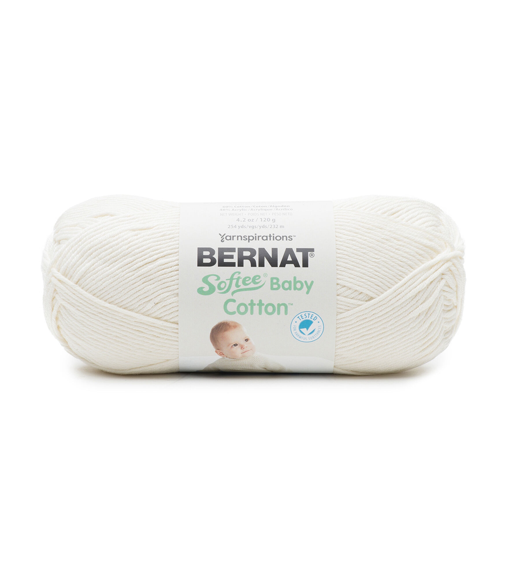 Bernat Softee Baby 254yds Loght Weight Cotton Blend Yarn, Cotton, hi-res